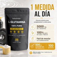 L-Glutamina 500 gramos