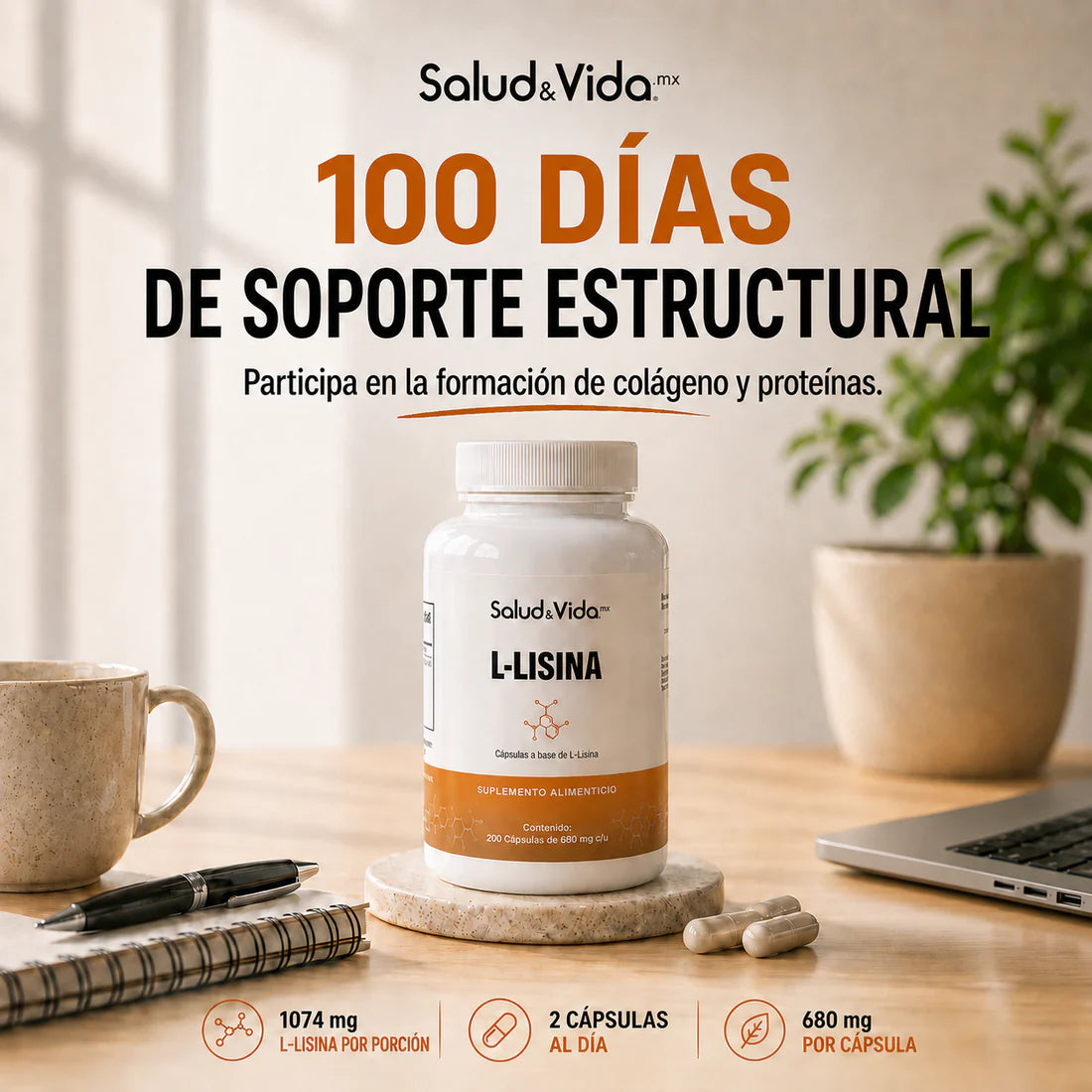 L-Lisina 200 Cápsulas