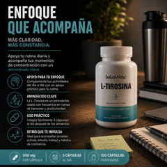L-Tirosina 100 Cápsulas