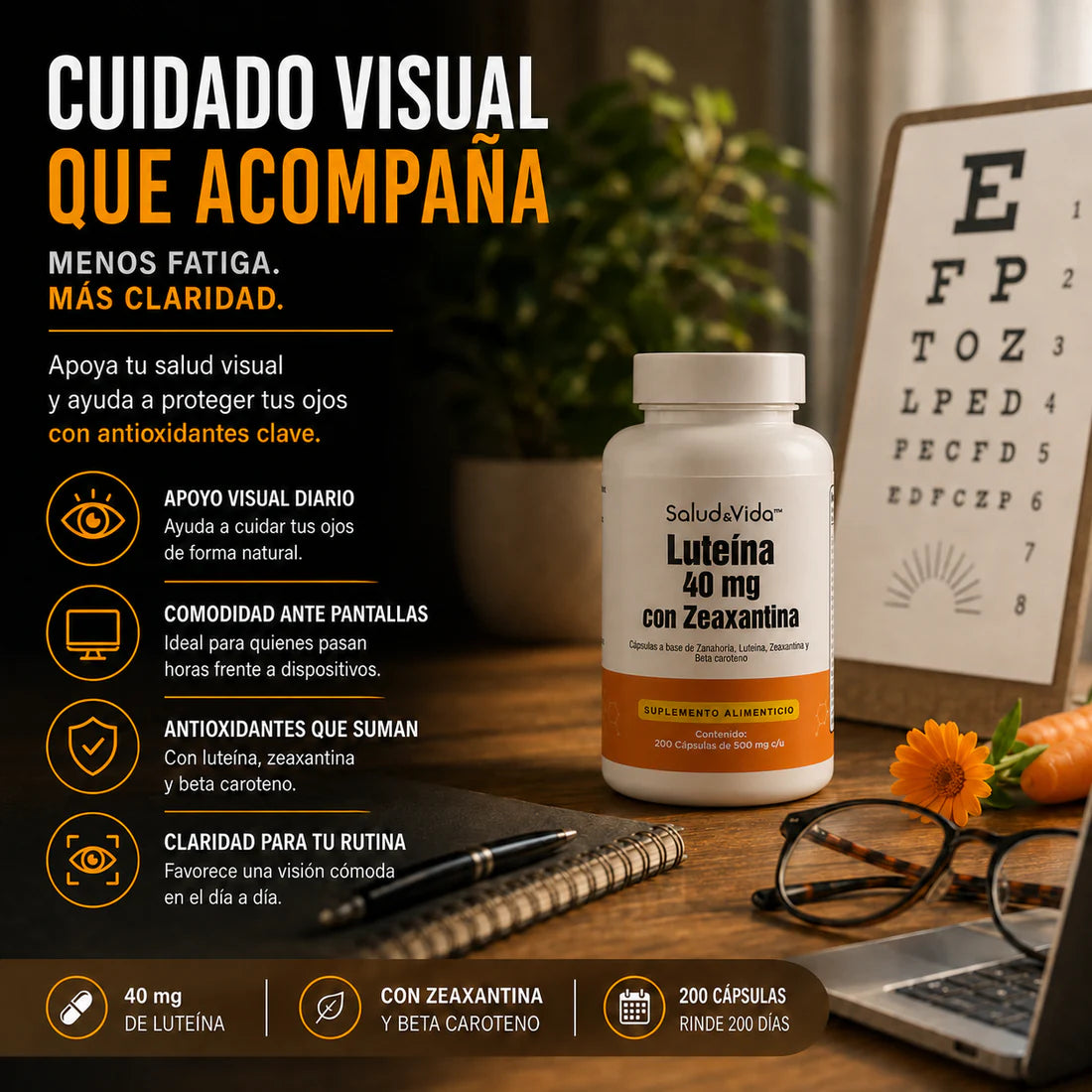 Luteína 40 mg