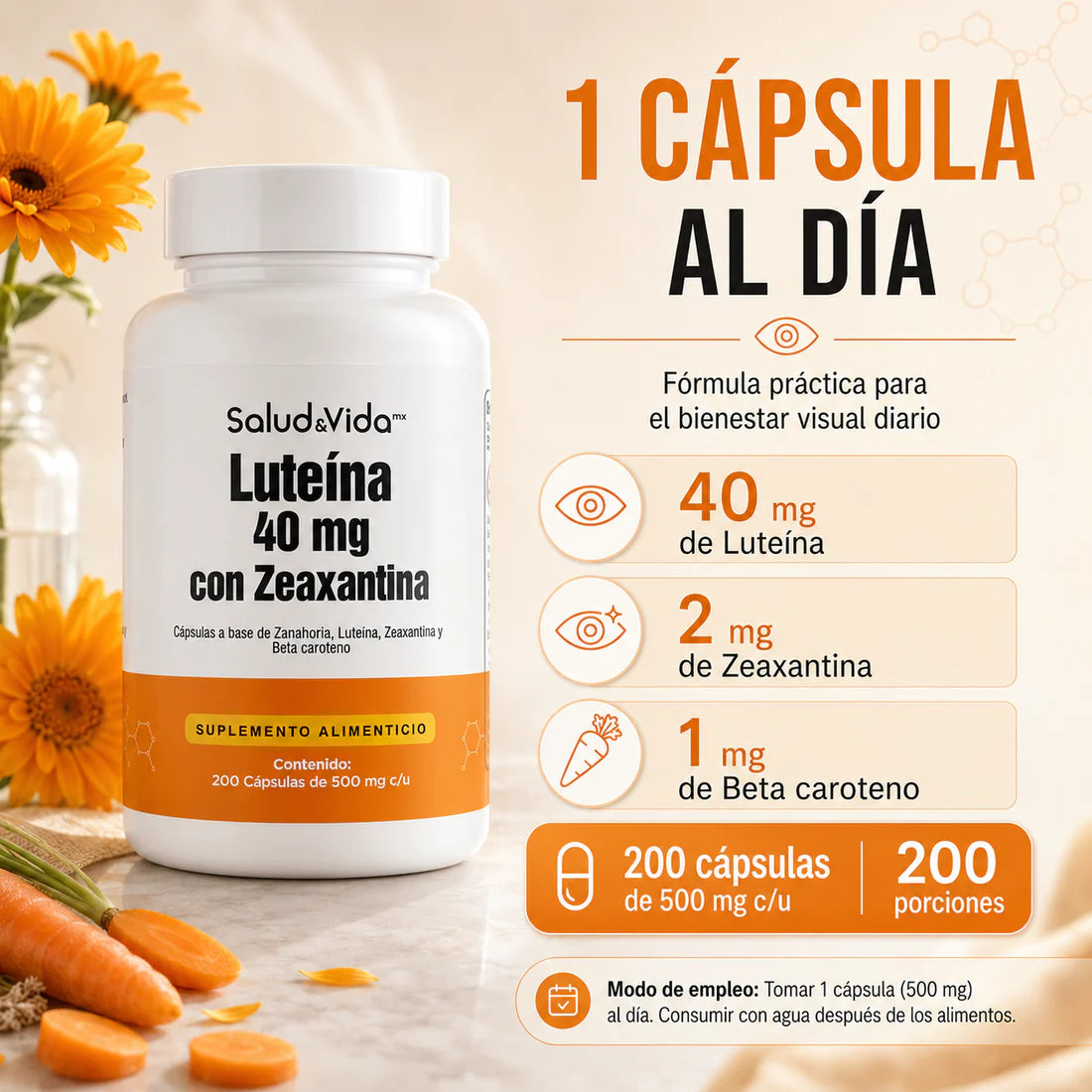 Luteína 40 mg