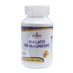 Malato de Magnesio 500mg. 100 cápsulas