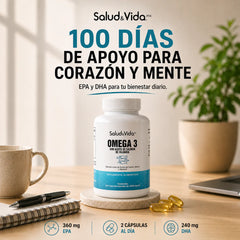 Omega 3 con Aceite de Salmon de Islandia 1000 mg 200 Cápsulas