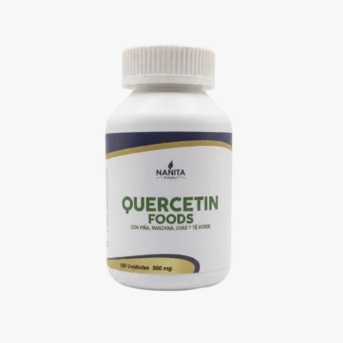 Quercetin 500mg 100 cápsulas - Sistema Circulatorio, Glucosa, Próstata, Vejiga