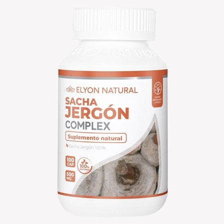 Sacha Jergón Complex 500mg 100 cápsulas -  sistema inmunológico y ayuda a la recuperación celular.