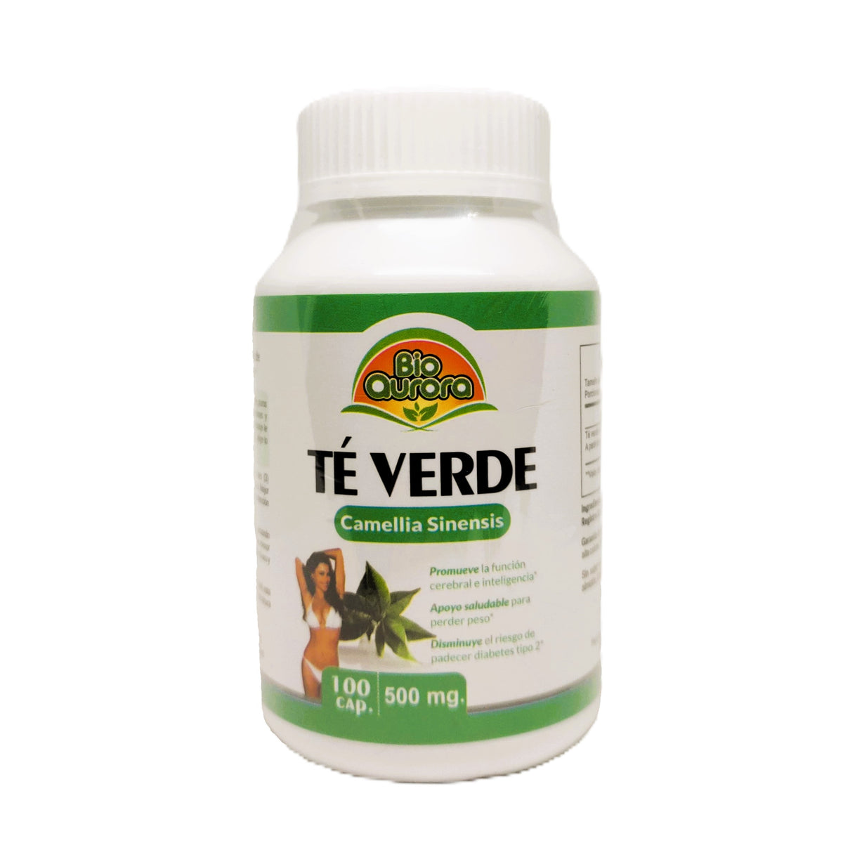 TÉ VERDE 500MG. 100 CÁPS.  | Antioxidante, Cafeína, Antiinflamatorio, Función cerebral. (Copia)