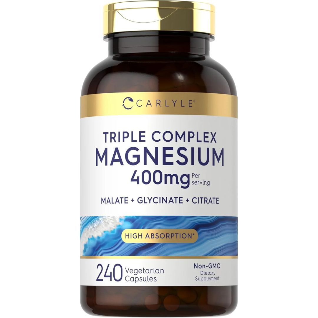Magnesio Complex 500mg, 240 Capsules - Malate + Glycinate + Citrate