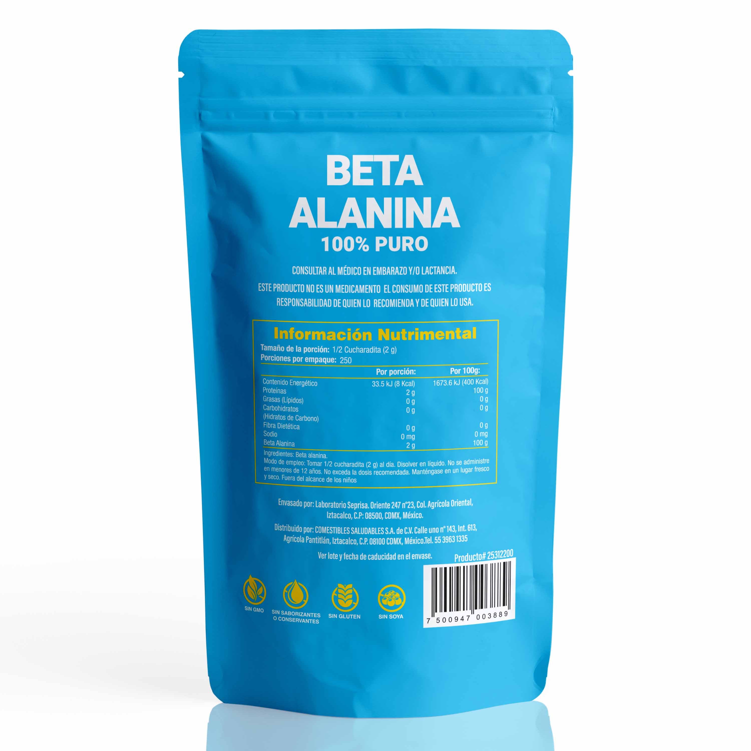 Beta Alanina en polvo 500 g