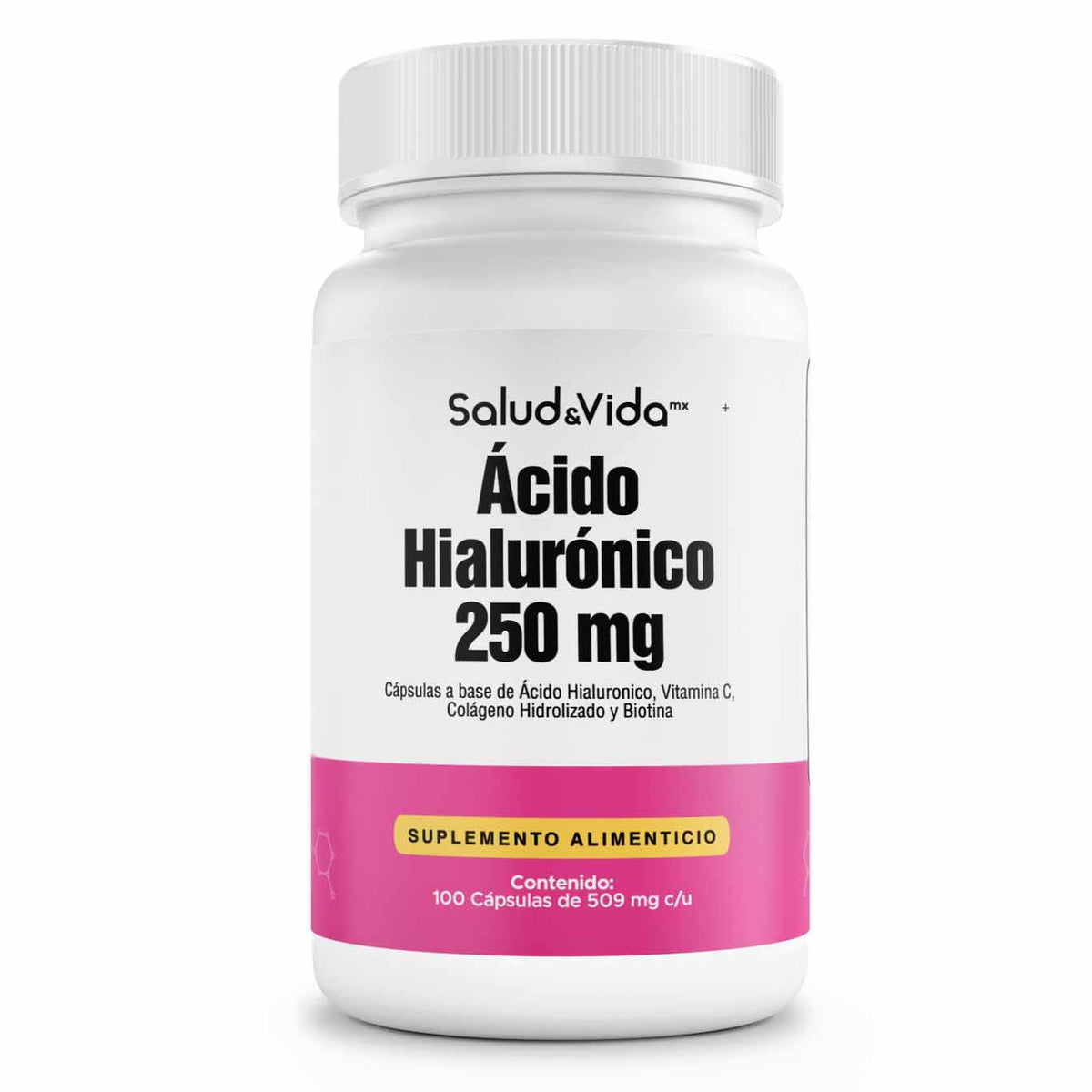 Ácido Hialurónico 250mg 100 cápsulas