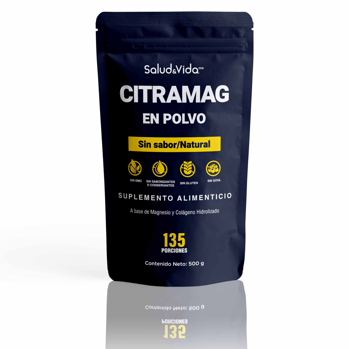 Citrato de magnesio en polvo 500g