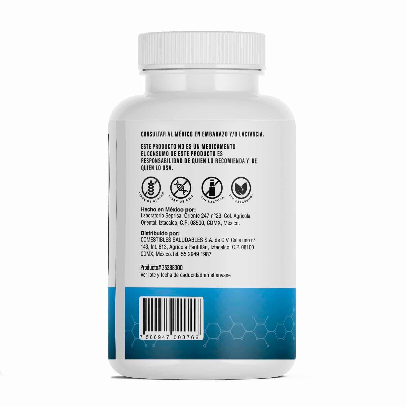 Glicinato de Magnesio 2440mg 300 Cápsulas