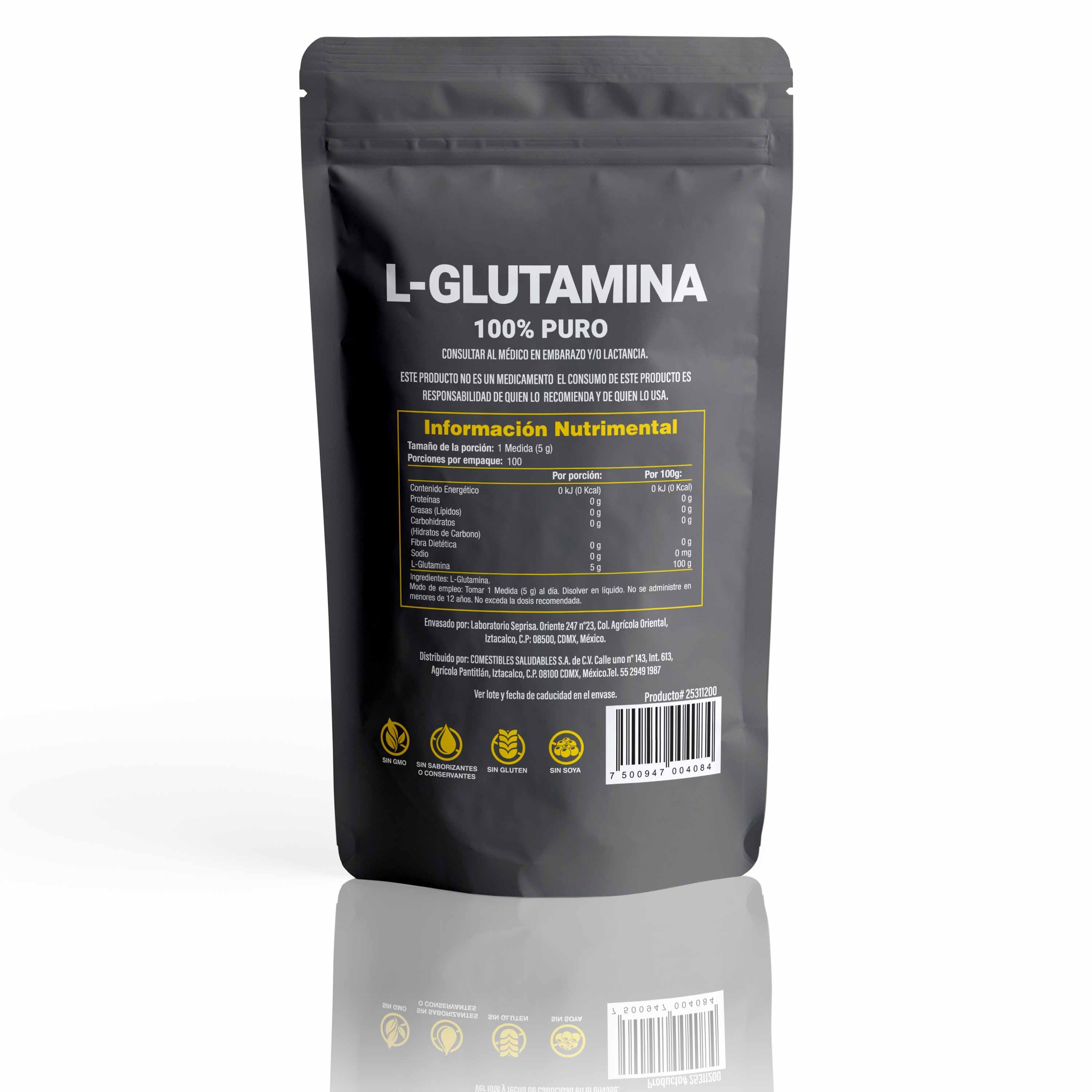 L-Glutamina 500 gramos