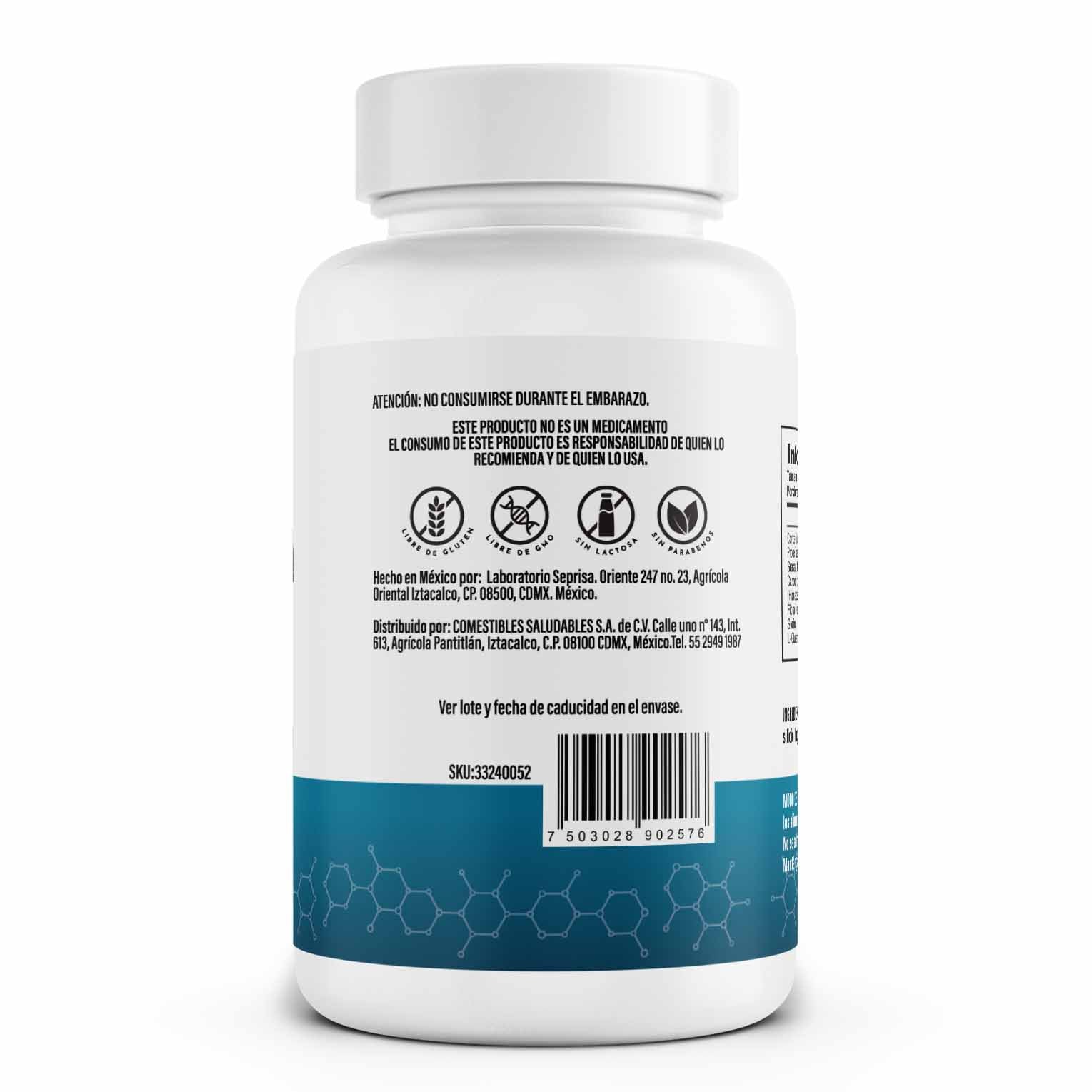 L-Glutamina 500 mg 200 Cápsulas