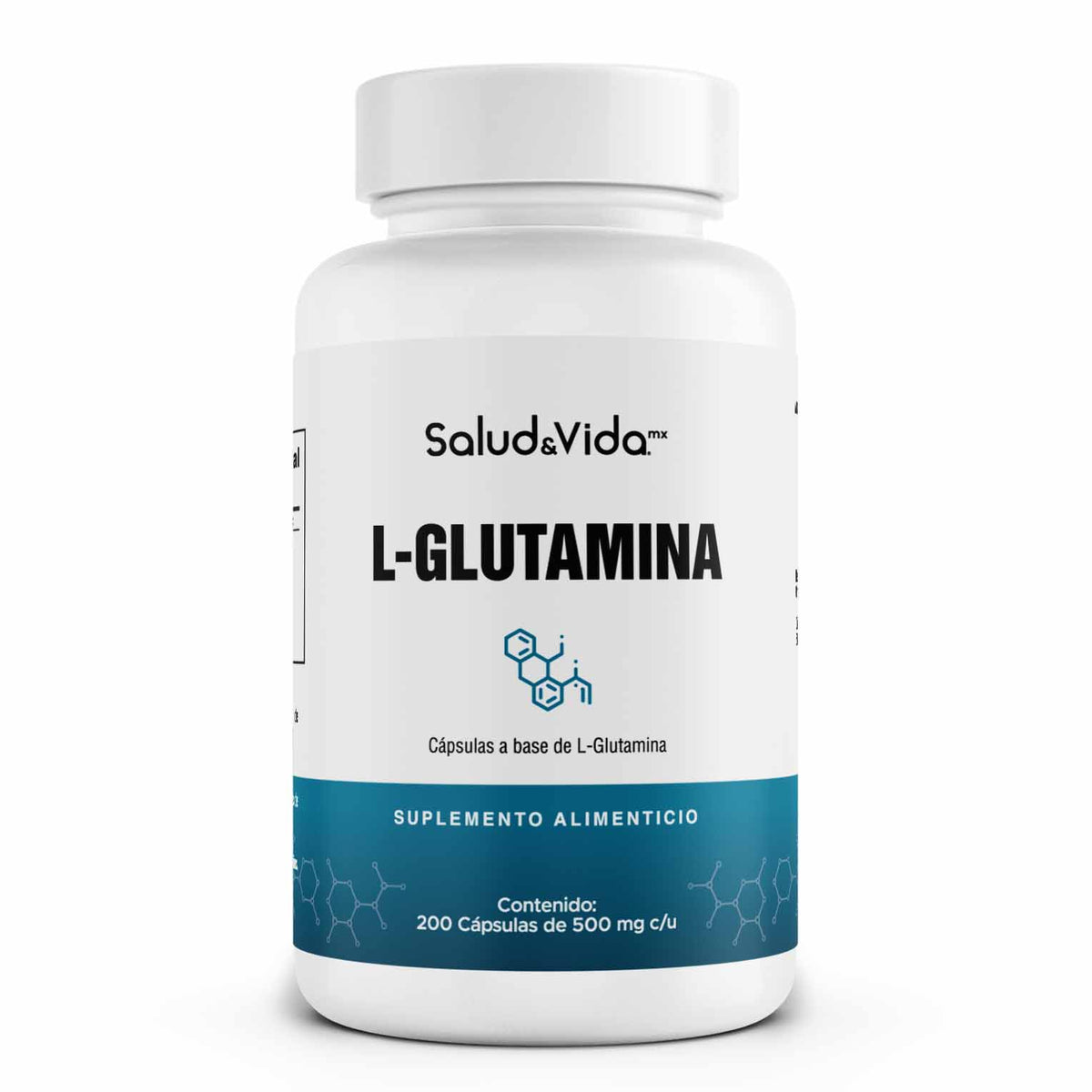 L-Glutamina 500 mg 200 Cápsulas
