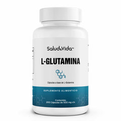 L-Glutamina 500 mg 200 Cápsulas