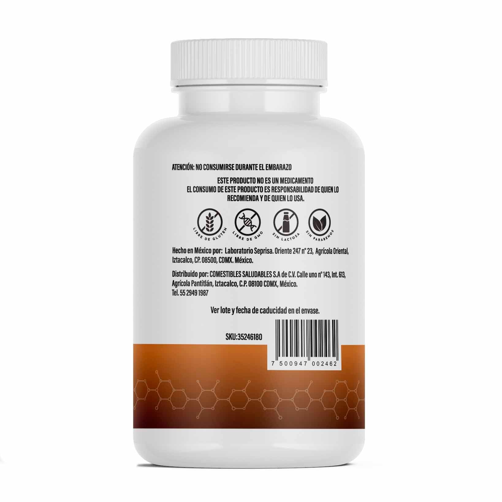 Picolinato de Cromo con Espirulina 180 Cápsulas