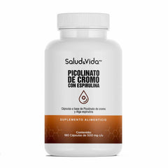 Picolinato de Cromo con Espirulina 180 Cápsulas