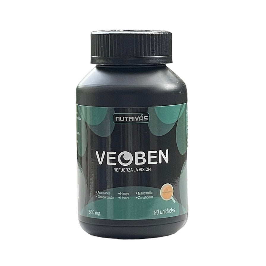 Veoben 500mg. 90 cáp.  Disminucíon de la visión