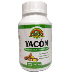 Yacón 100 cápsulas de 500mg