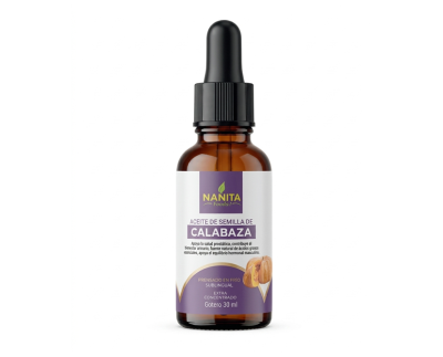 Calabaza  - Aceite  (Sublingual) 30ml.