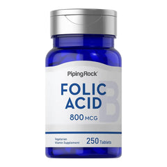 Ácido fólico 800MCG. 250 Tabletas