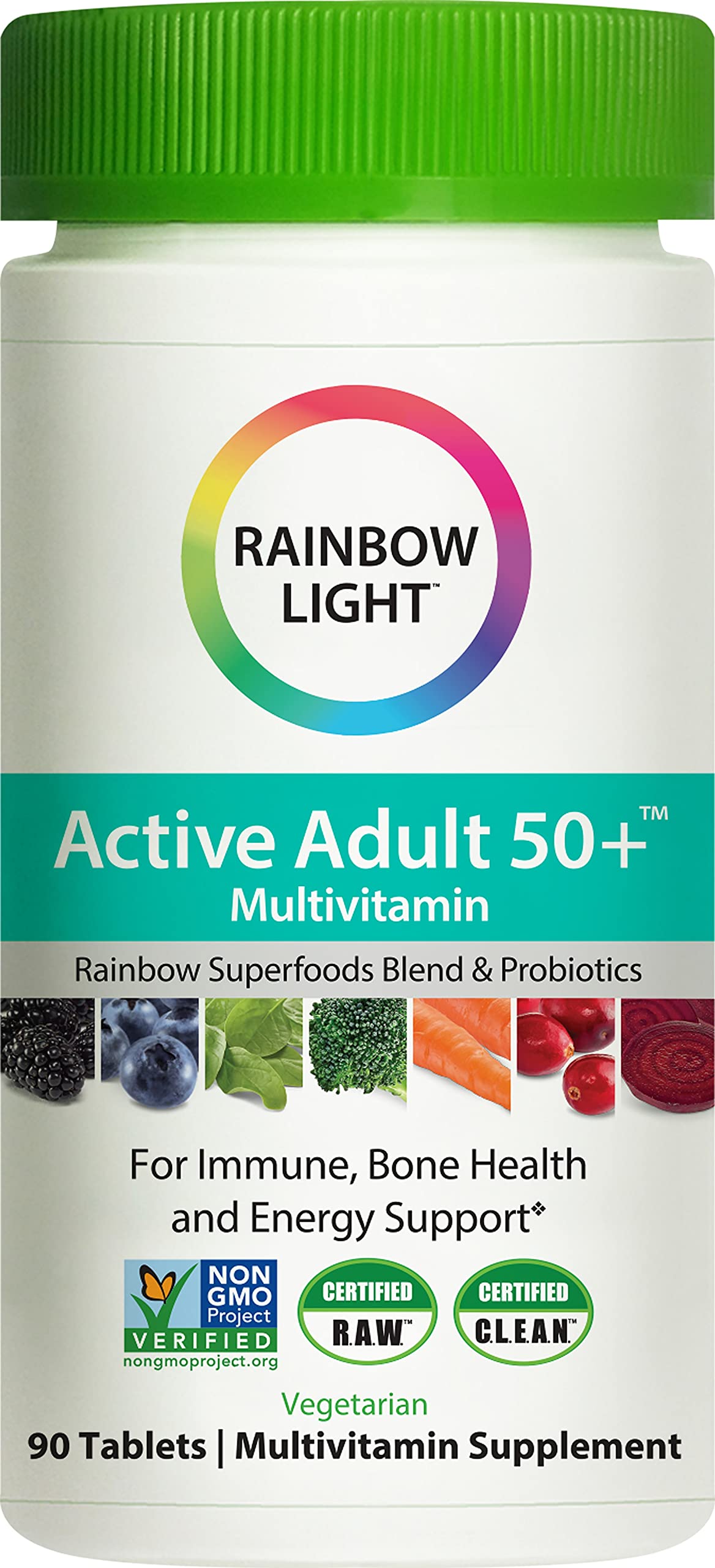 Active Adult 50+ 90 tabletas - Multivitamínico para adultos - Salud Vida Peru