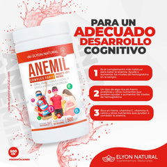 Anemil (500g): ANEMIA - Con Espirulina, Quinua, Kiwicha y Levadura de Cerveza