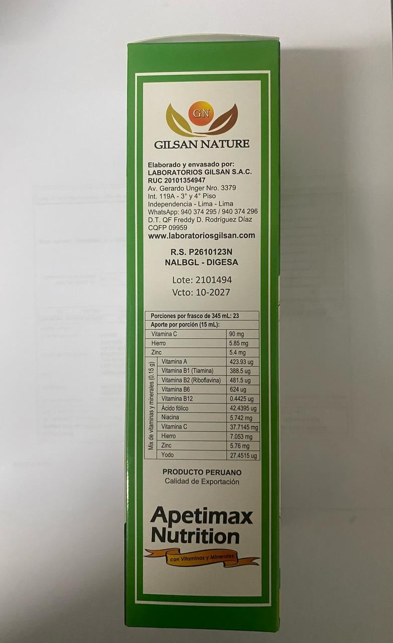 Apetimax Nutrition 345ml.