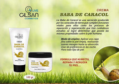 CREMA FACIAL BABA DE CARACOL pote 120grs.