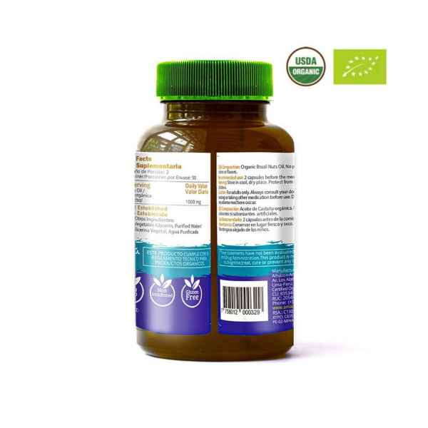 ACEITE DE CASTAÑA 100 CÁPSULAS 500MG | Antioxidante, tiroides.