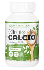 Citrato de Calcio 500mg 100 cápsulas - Fortalece Huesos y Dientes