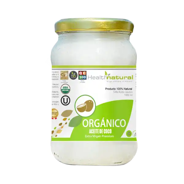 ACEITE DE COCO ORGÁNICO EXTRA VIRGEN 1L. | Sobre peso, Alzheimer, Antiinflamatorio y Metabolismo.