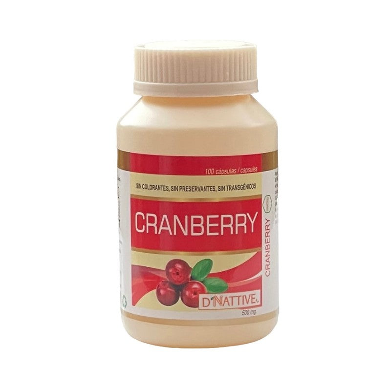 Cranberry 500mg 100 cápsulas - Infecciones Urinarias - Vejiga - Salud Vida Peru