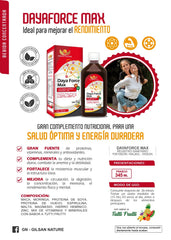Daya Force Max 345ml. Anemía - Resistencia muscular - Estructura Ósea