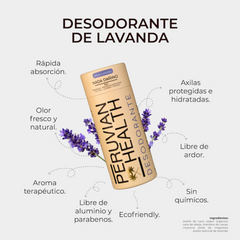 Desodorante Natural Lavanda (sin bicarbonato / piel sensible) 79gr