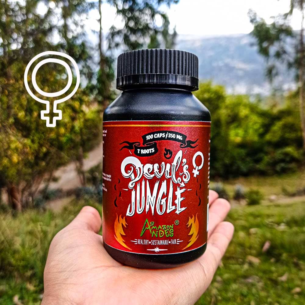 Devil’s Jungle  cápsulas para mujer 100càp.  * 350 mg - AMAZON ANDES
