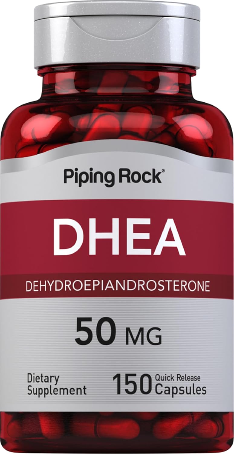 DHEA 50MG 150 Cápsulas| Equilibrio hormonal, Menopausia, Antienvejecimiento.
