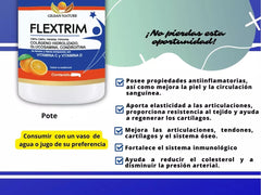 FLEXTRIM  330grs..Colágeno, Glucosamina  Artritis - Artrosis- Articulaciones - Piel