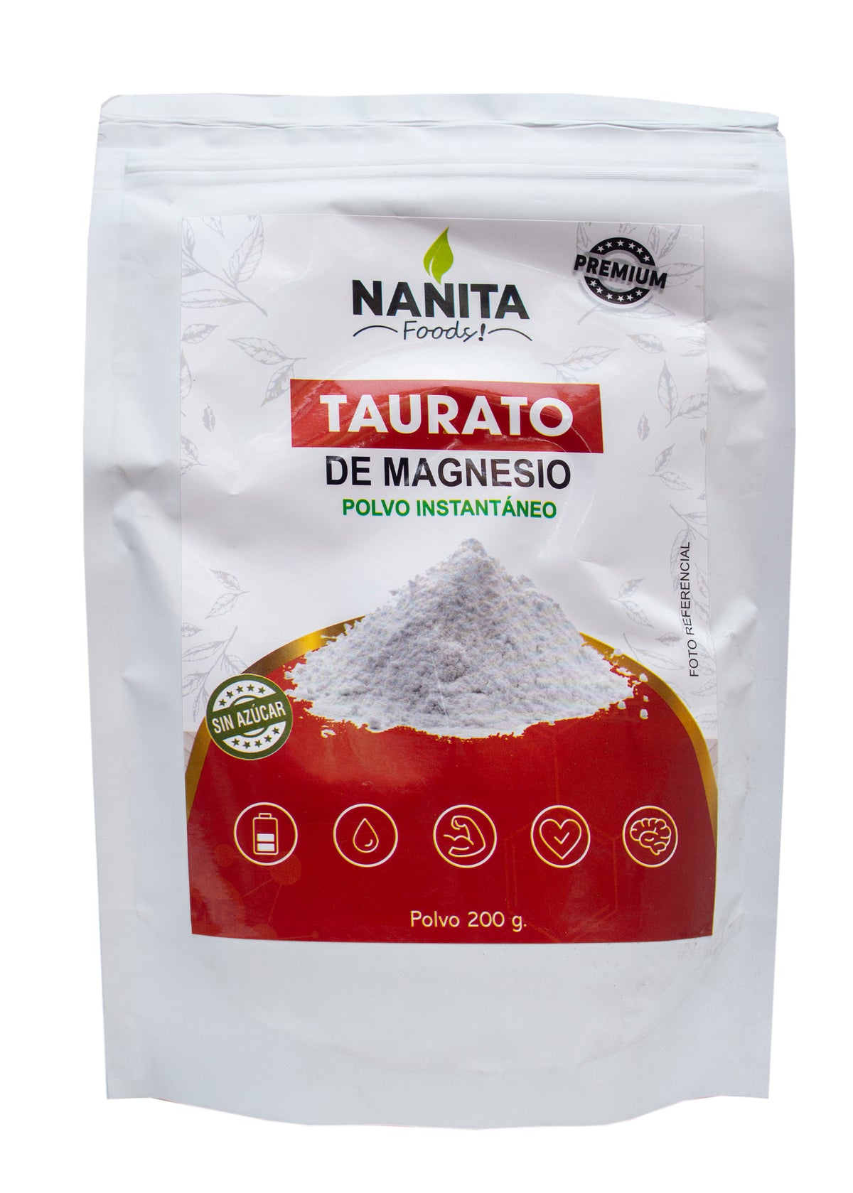 Taurato de Magnesio 200 g. - Estrés . Presión arterial alta - Corazón