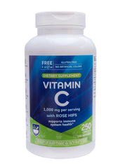 Vitamina C 1000mg. 250 cápsulas