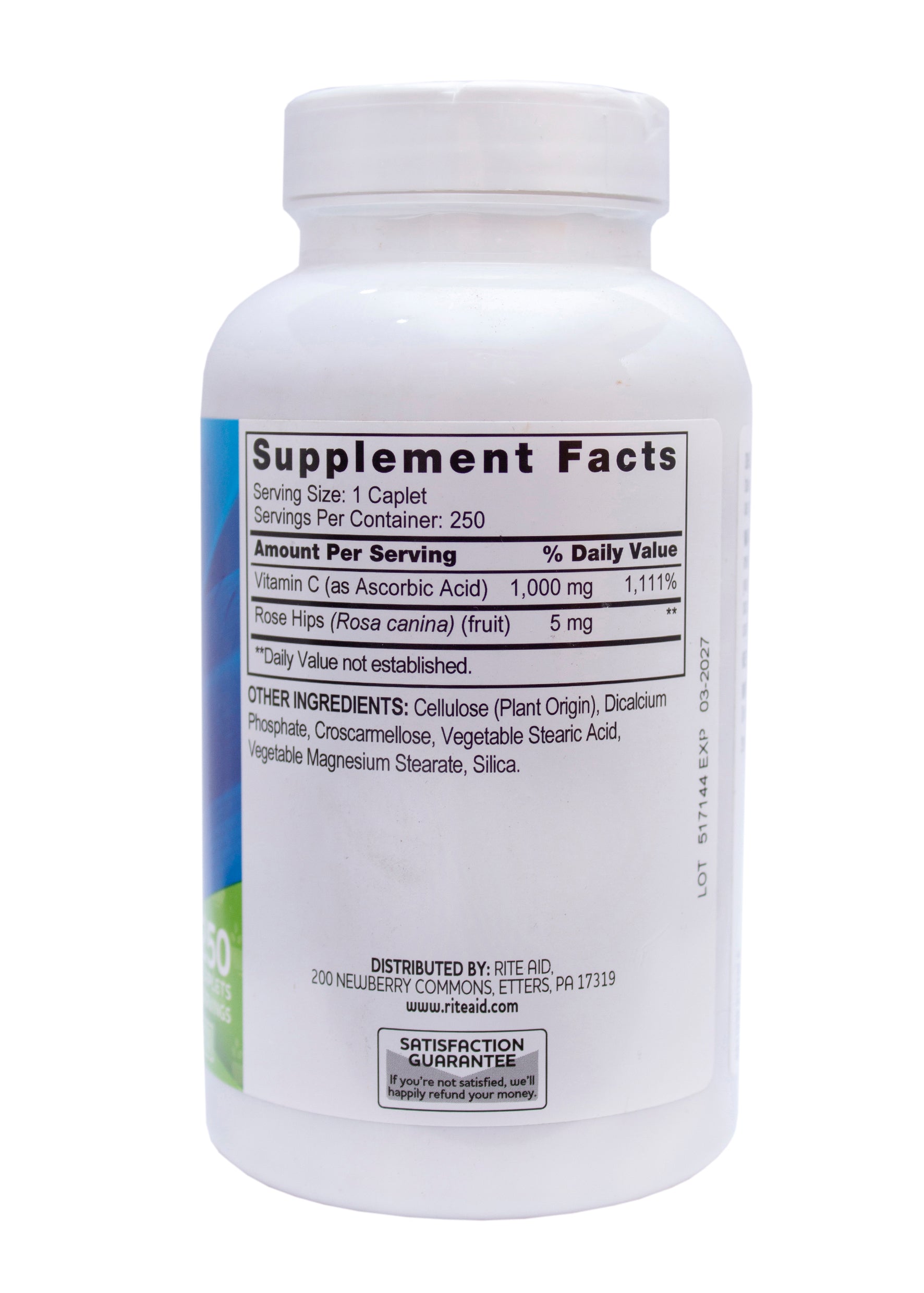 Vitamina C 1000mg. 250 cápsulas