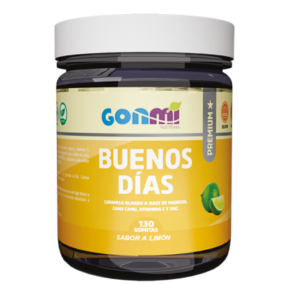 Gomitas de Magnesio y Zinc sabor a limón  130 gomitas