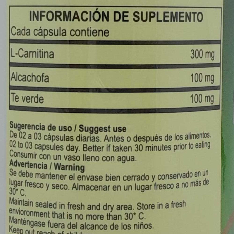 L-Carnitina 90 cpsulas 500 mg | Energa, Control de peso Salud Vida Peru L-Carnitina 90 cpsulas 500 mg | Energa, Control de peso Salud Vida Peru