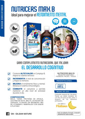 Nutricers Max - B 345ml. Rendimiento Mental