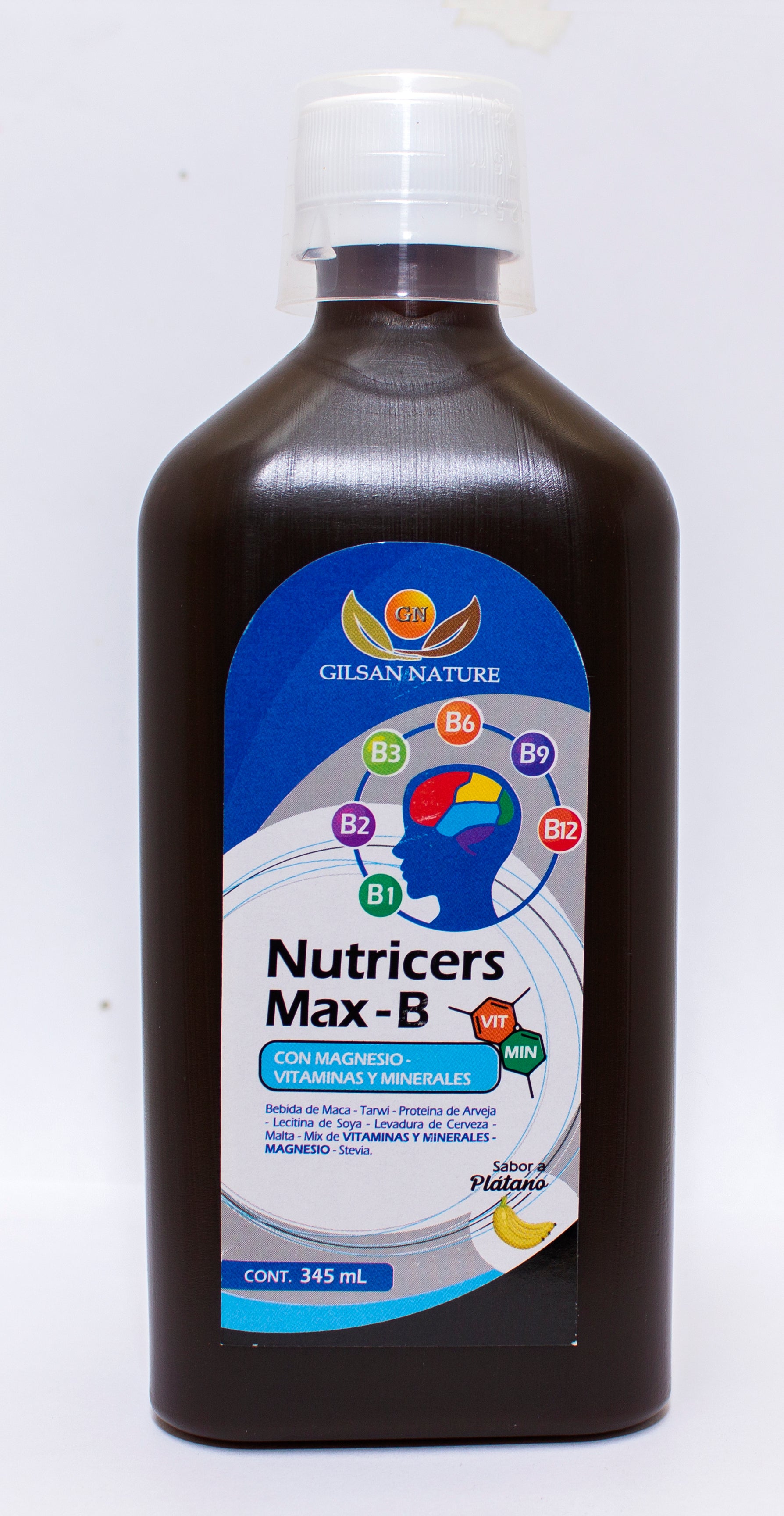 Nutricers Max - B 345ml. Rendimiento Mental - Salud Vida Peru