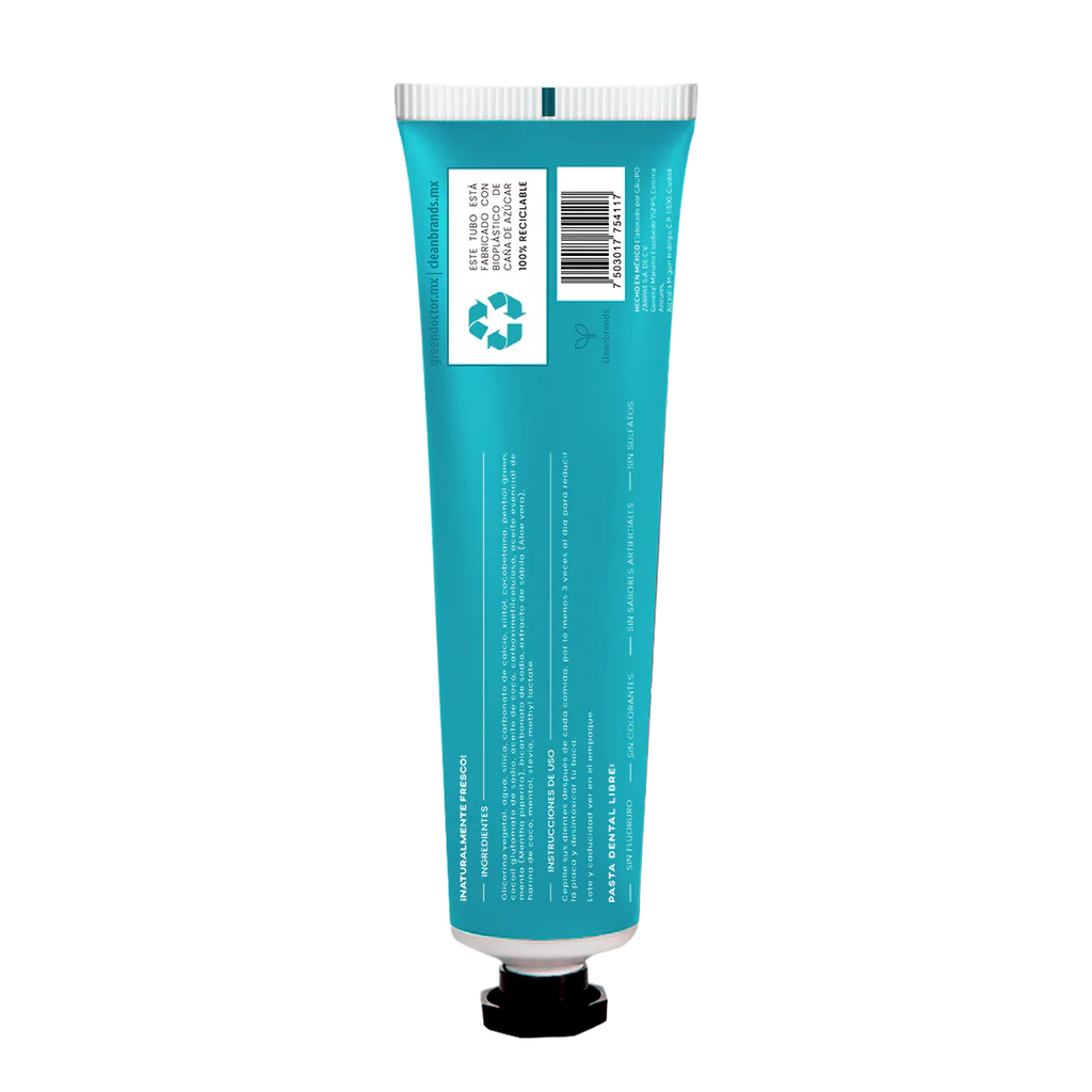 Pasta Dental Natural Menta Esencial  110g. sin Fluor -  Mitch