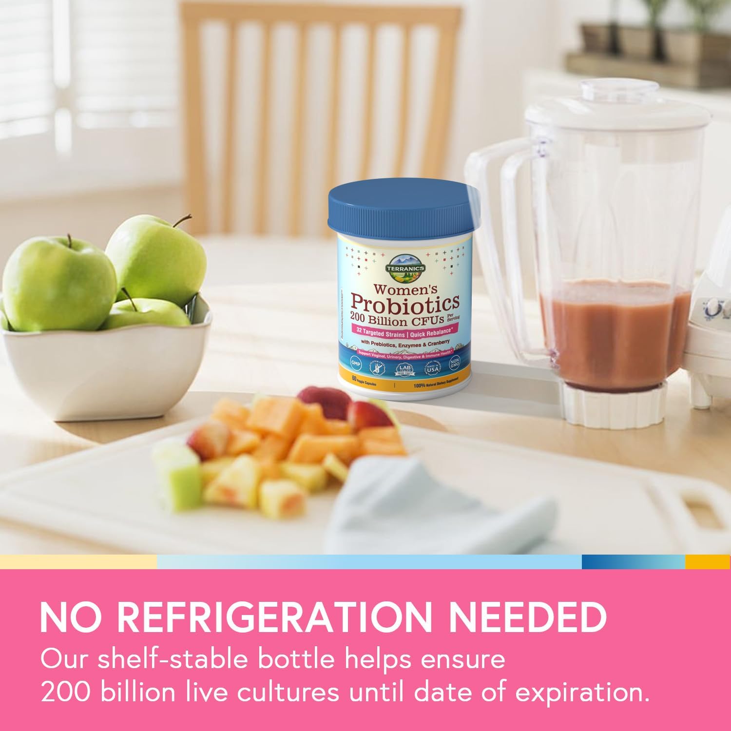 PROBIÓTICOS MUJER 200 billones  CFUs 60 CÁPSULAS VEGANAS | Flora intestinal, Candidiasis, Estreñimiento, Alergias.