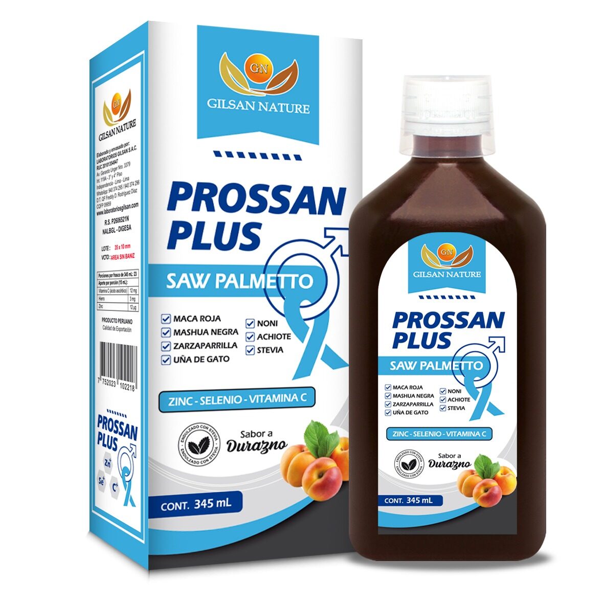 Prossan Plus 345ml. - Próstata - Vesícula