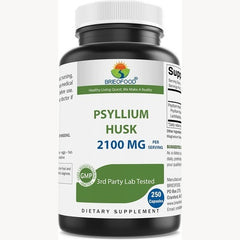 Psyllium 2100mg P/S 250 Cápsulas - Estreñimiento - Función digestiva