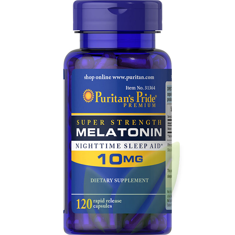 Melatonina de liberación rápida de 10 mg 120 cápsulas